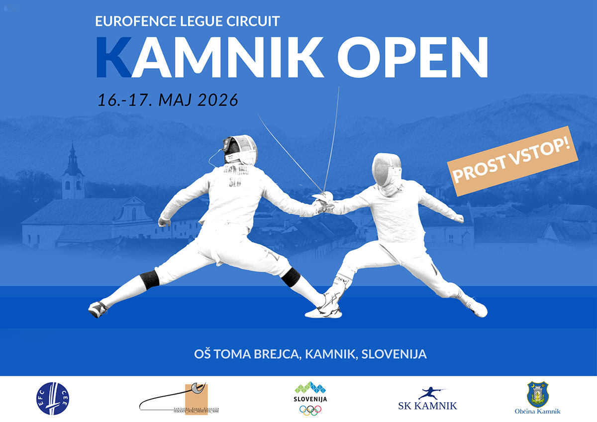 MEDNARODNO SABLJAŠKO TEKMOVANJE – KAMNIK OPEN