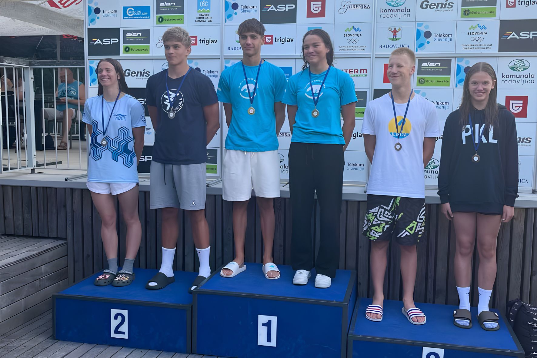 Plavalci PK Kamnik na jubilejnem mitingu v Radovljici osvojili kar 27 medalj