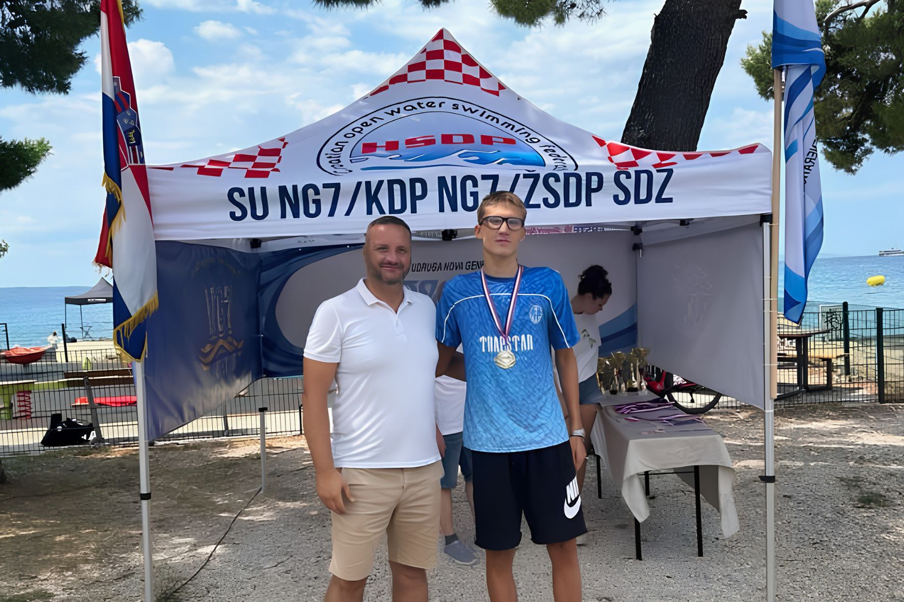 Nejc Maher iz Plavalnega kluba Kamnik mladinski državni prvak v daljinskem plavanju